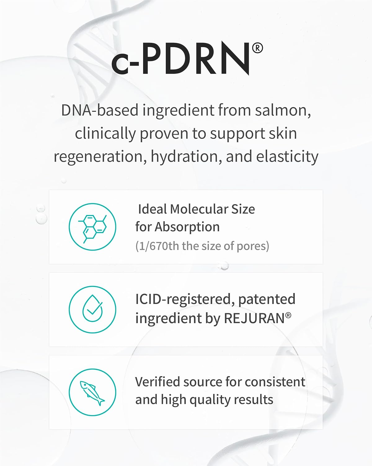 REJURAN® Refreshing Emulsion, c-PDRN® - Salmon DNA Facial Moisturizer for Deep Hydration, Radiance-Boosting, Firmness, Skin Elasticity, and Optimal Moisture Balance. Korean Skincare (1.52 fl oz)
