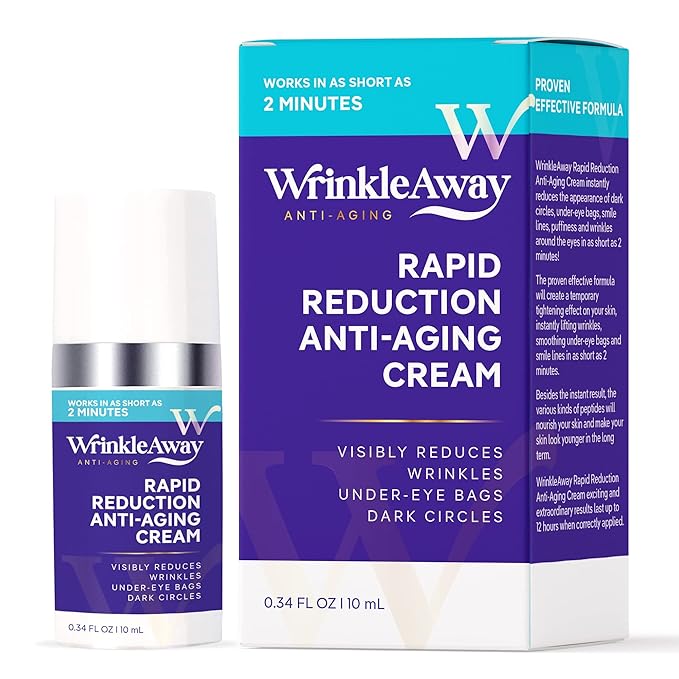 Rapid Reduction Anti-Aging Cream, Visibly Reduce Wrinkles, Under Eye Bags, Dark Circles and Fine Lines, Instant Result in 2 Minutes-10mL by WrinkleAway