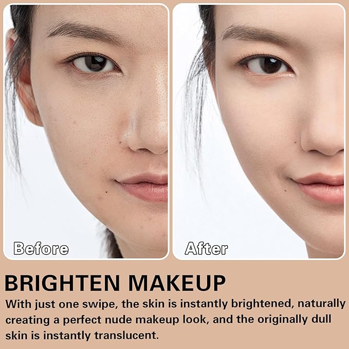 Airbrush Makeup Foundation for Mature Skin Magic Minerals Lightweight Air Makeup Airbrush Makeup Setting Spray for Smooth Radiant Finish（03# Nude Color）