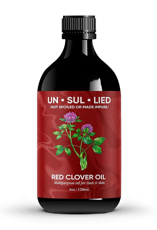 UN·SUL·LIED Red Clover Multipurpose Oil For Hair and Skin, 4 oz