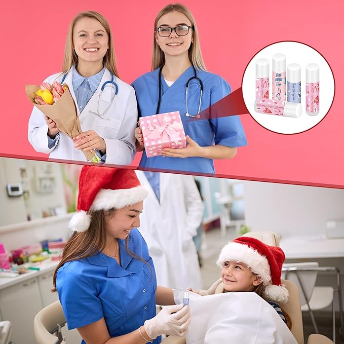 60 Pcs Nurse Appreciation Lip Balms Bulk Inspirational Nursing Moisturizing Lip Balms Gifts for Nurses Certified Nursing Assistants Nurses Day Nurses Week Gifts, Jasmine Flavor