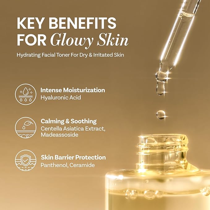 ONGREDIENTS Skin Barrier Calming Softener | Daily Soothing Toner for Dry, Sensitive Skin | Panthenol, Hyaluronic Acid, Ceramide, Hydrating, pH Balancing | Vegan, Korean Skin Care 250ml / 8.45 fl Oz