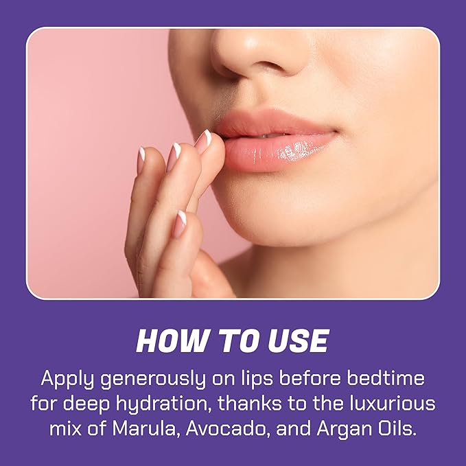 Sweet Dreams Sleeping Lip Mask - Overnight Lip Mask - Organic Lip Balm & Moisturizer - Hydration - Rich in Antioxidants - Paraben & Sulfate Free - Travel Size - For Men & Women - 0.7 oz