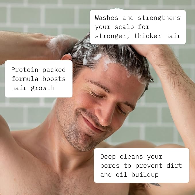 CARDON Hair Growth Shampoo for Men - Thickening, Anti-Thinning, Strengthens Roots, Korean Skincare for Healthy Scalp, Suitable for Oily and Dry Hair