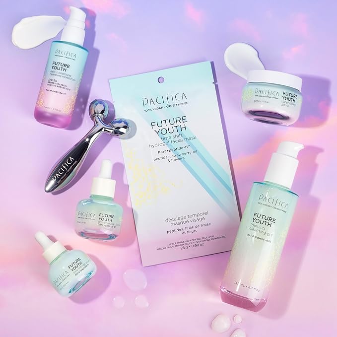 Pacifica Future Youth Gravity Rebound Face Serum – Multi-Peptide Firming Facial Serum for Fine Lines, Anti-Aging & Elasticity Vegan & Cruelty-Free Dermatologist Tested