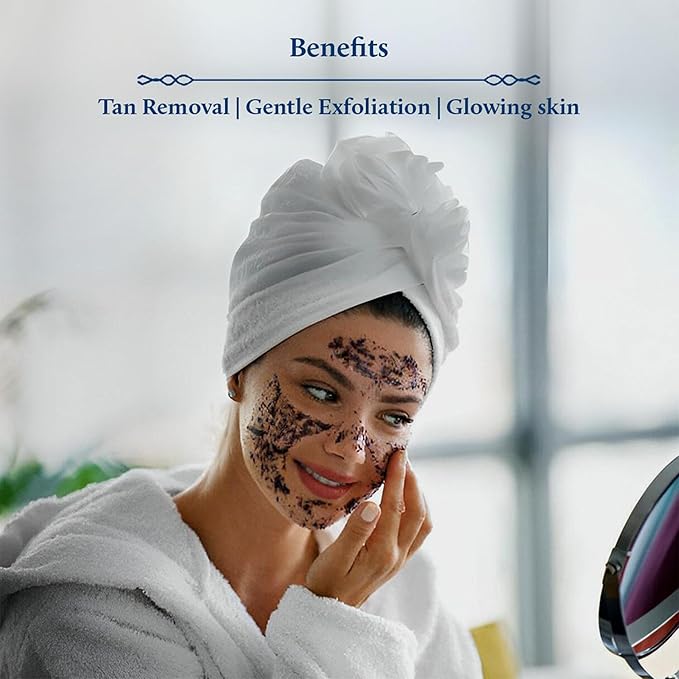 Blue Nectar Coffee Bean Natural Cleanser, 3-in-1 Cleanser, Face Scrub & Face Pack for Skin Repairing & De tan Removal, 100% Natural with Multani Mitti Powder (3.52 Oz11 Herbs)