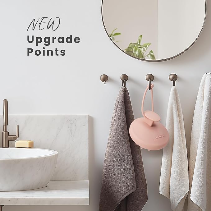 AIMIKE Scalp Massager - Silicone Shampoo Brush for Hair, Dandruff Removal & Hair Growth Stimulator - Exfoliator for Dry & Wet Scalp