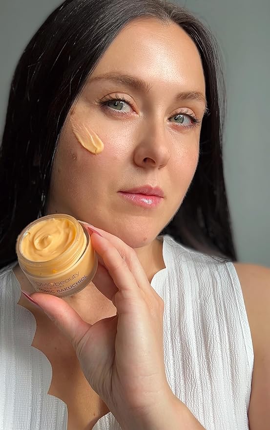 MY ATOMIC BAKUCHIOL Cream for Eyes, Face and Neck – Bakuchiol + Purified Quinoa Seed Polysaccharides | Anti-Aging, Lifting & Brightening | Retinol Alternative | Vegan & Dermatologically Tested – 45ml