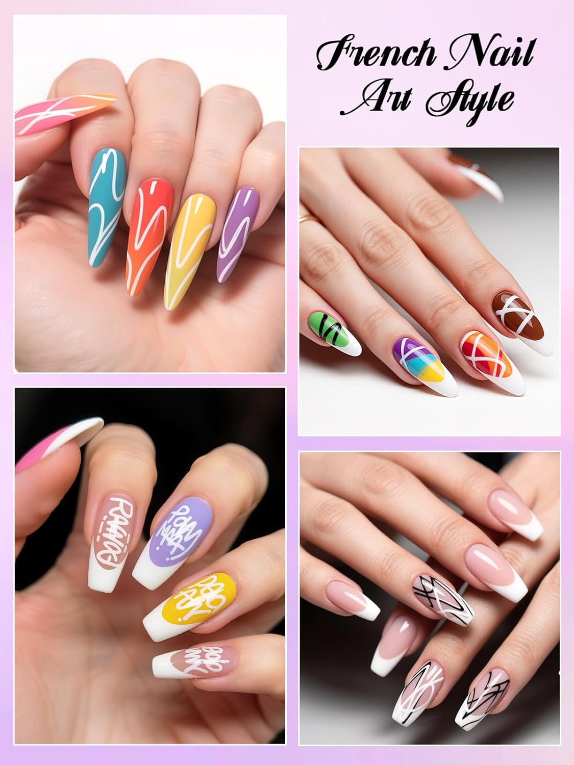 1 PCS White Nail Art Polish Pens, Kalolary 0.5mm Nail Art Markers Nail Point Graffiti Dotting Pen Drawing Painting Liner Brush for DIY Nail Art Beauty Adorn Manicure Tools