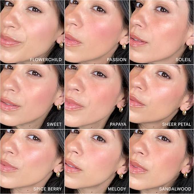 Glo Skin Beauty Blush (Spice Berry) - Pressed Powder Blush for Cheeks, High Pigment Mineral Face Makeup Creates a Natural, Healthy Glow