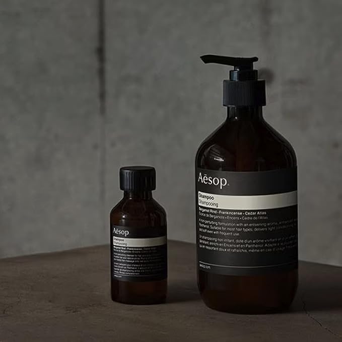 Aesop Shampoo | Soften Hair, Restore Shine | Bergamot Rind, Frankincense, Cedar Atlas | 16.9 oz / 500mL