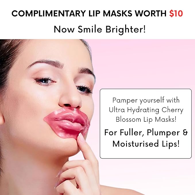 Under Eye Patches For Puffy Eyes (40 Sets) With Bonus Lip Masks - Under Eye Patches for Dark Circles and Puffiness - Under Eye Mask Treatment - Hydrating 4 Flavors Eye Masks - Reduce Dark Circles