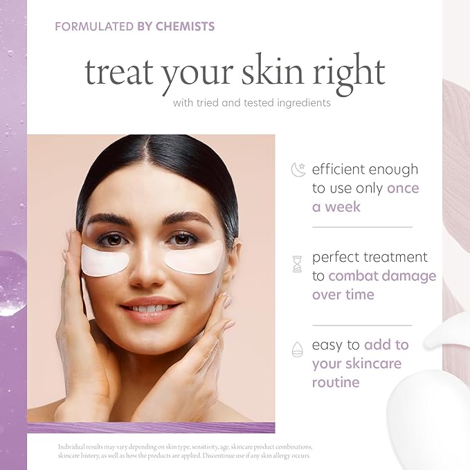 Collagen and Peptides Under Eye Patches - Reduces Puffiness & Dark Circles, Firming & Anti-aging Under Eye Pads - Cruelty Free Korean Skin Care For All Skin Types - 5 Pairs