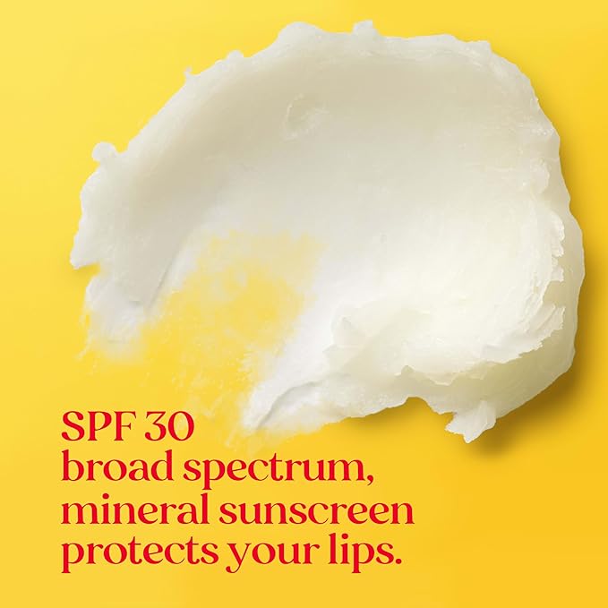 Burt’s Bees SPF 30 Lip Balm Mothers Day Gifts for Mom, Beaches and Cream, Water-Resistant Sun Care, Nano-Free Zinc Oxide Formula, Natural Origin Conditioning Lip Treatment, 3 Tubes, 0.15 oz.
