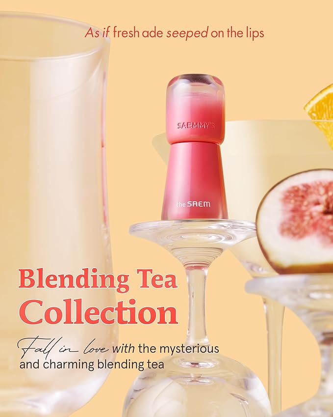 THESAEM Saemmy's Ade Shot Tint (03, 05) - Korean Lip Titnt, Water Gel Lip Stain with Plump Glowy Moisturizing Finish, Buildable Radiant Gloss, Long-Lasting Comfort, 0.1 fl.oz.