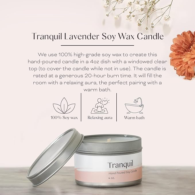 Dear Ava Spa Gifts for Women and Girls - Organic Self Care Luxury Gifting Idea Kit Set Basket - Anti Stress Relaxing Bath and Body Gift Box for Her with Heartfelt Card Confirmation Gift for Girls