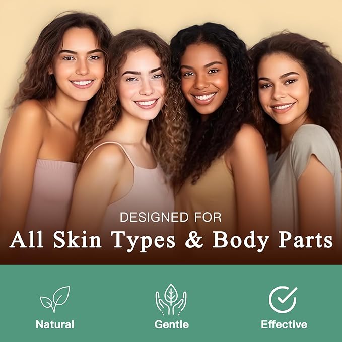 Wax Beads for Hair Removal – 6 Packs, 21oz Total – Smooth & Long-Lasting Hair Removal Hard Wax Beans for All Skin Types