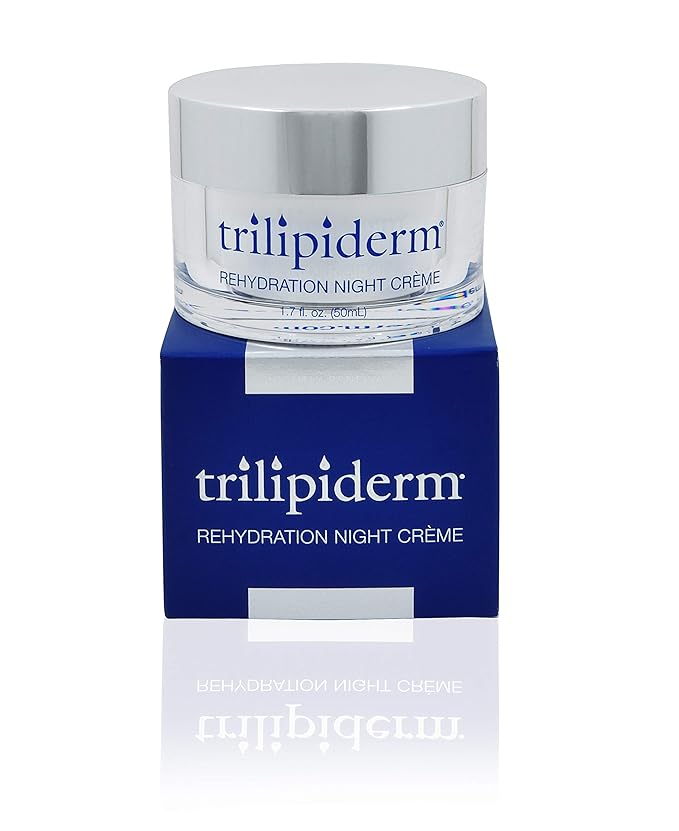 Trilipiderm Overnighter Bundle – All-Body Moisture Retention Crème and Rehydration Night Crème Set – Nightly Moisturizing, Lipid Replacement and Renewal