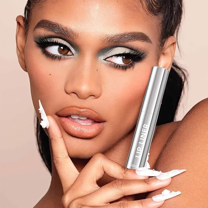 Lip Stain Peel Off - Waterproof Comfortable Vivid Color Peel Lip Liner Non-Stick Cup, Lip Tattoo Peel Off for Beauty & Charming Lip Makeup with All-Day | Vegan and Cruelty Free (#01 Nude)