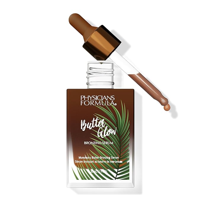 Physicians Formula Butter Glow Bronzing Serum, Innovative & Nourishing Skincare Bronzing Drops for Radiant, Natural Sunkissed Complexion - Sunkissed Glow