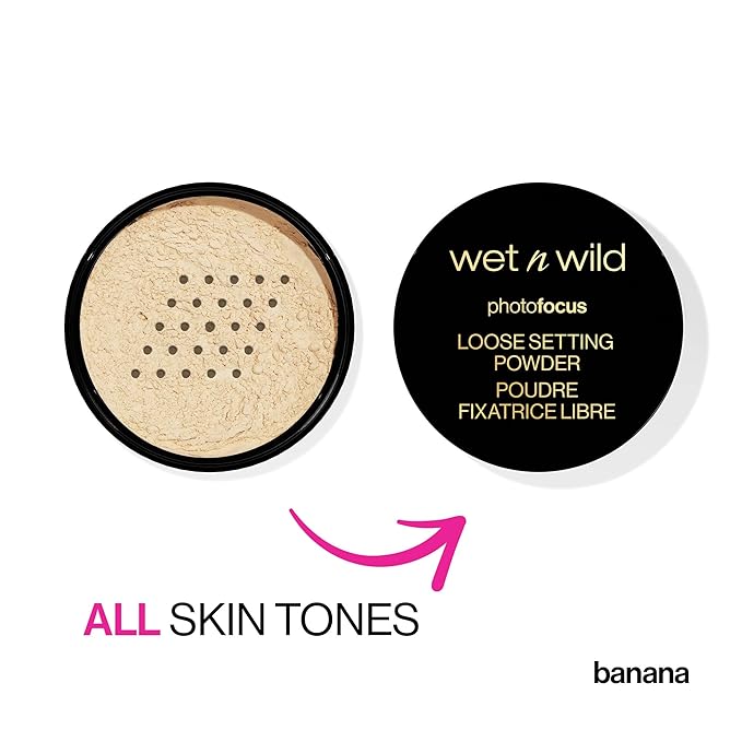 wet n wild Loose Setting Powder Photo Focus Loose Finishing Powder Off-White Translucent