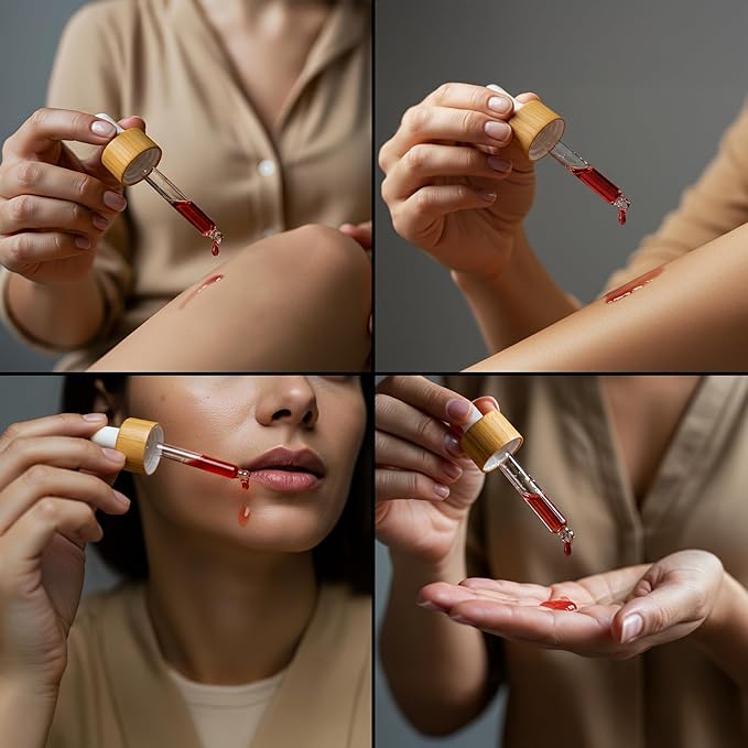 Silky Serum by Hadirose | Pure Red Saad Oil (Egyptian Cyperus Rotundus) Concentrated | Organic All Natural Hair Removal Serum | Scented (Rose, Jasmine & Lavender) | Made in the USA.