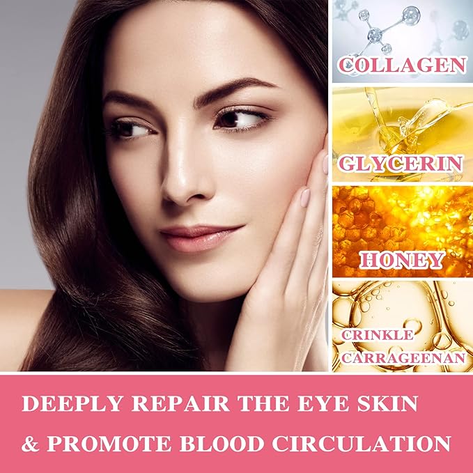 Under Eye Patches 60 Pcs,Pink Eye Mask,Puffy Eyes & Dark Circles Treatments,Improve Reduce Smooth Wrinkles,Fine Lines and Under Eye Bags,Hydrating & Moisturizing,Firm Eye Skin Care for Women and Man