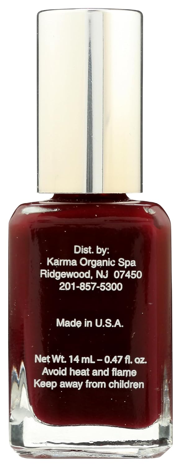 Karma Organic Natural Nail Polish-Non-Toxic Nail Art, Vegan and Cruelty-Free Nail Paint (FRENCH KISS)