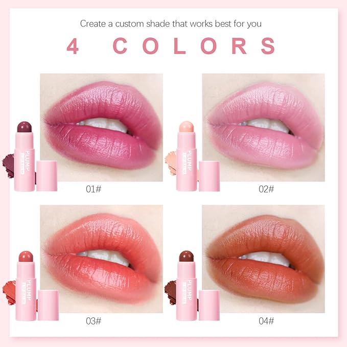 Tinted Lip Balm, Hydrating Colored Lip Balm, Lip Brightening for Dark Lips, Lip Tinted Moisturizer, Lip Moisturizer for Very Dry Lips, Reduce Lip Wrinkles, 4.8G/0.17Oz