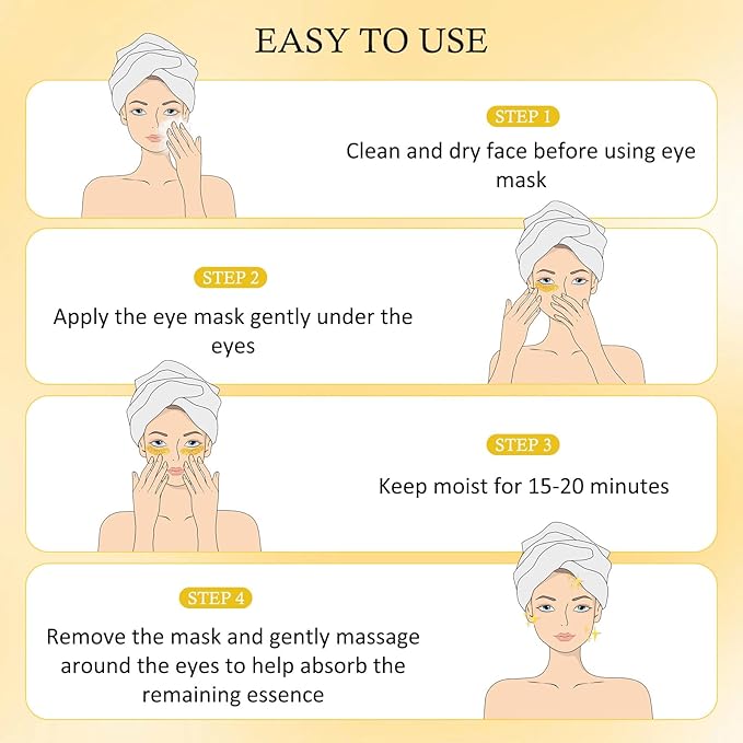 Under Eye Patches for Puffy Eyes and Dark Circles,Collagen Under Eye Mask Skin Care Products,Snail Mucin Eye Patches,Wrinkle Patches