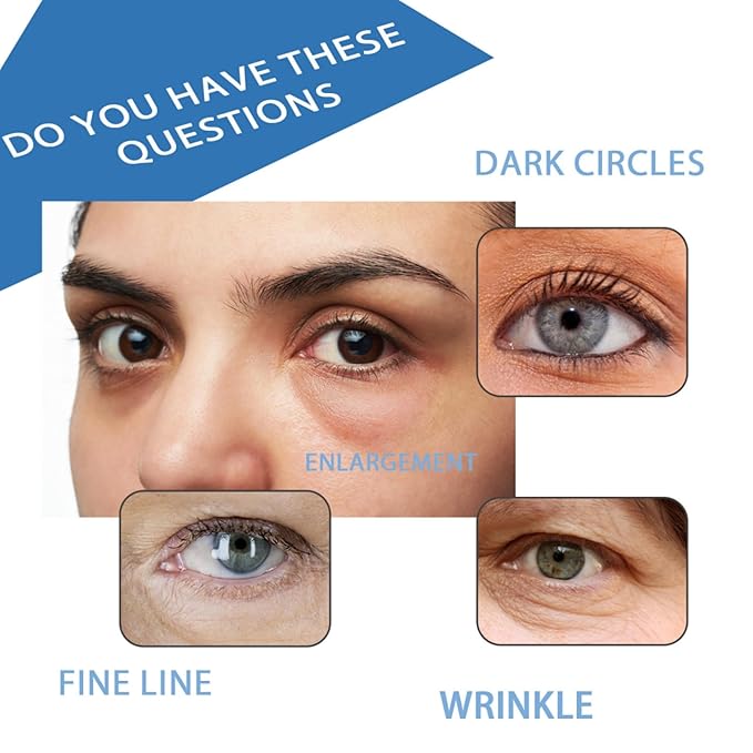 Peptide Depuffing Eye Serum, Himeye Peptide Eye Serum, Men's Caffeine Eye Serum, Men's Collagen Anti-Aging Eye Cream for Wrinkles, 0.5 Ounce (Pack of 2)