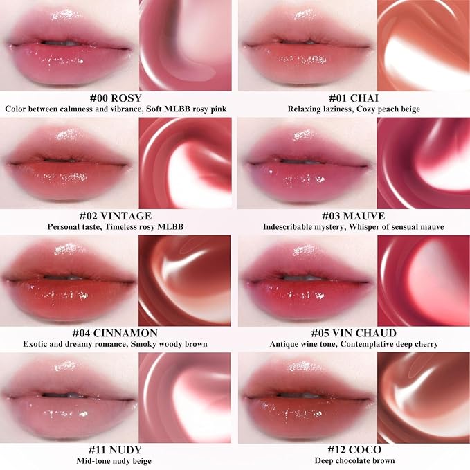 BBIA Glow Tint – Lip Plumping Volumizing Glossy & Glowy Lip Stain Naturally Moisturizing Comfortable Texture Lightweight Long-Lasting Vivid Color Non-Sticky Korean Makeup (18 WINTER, Pack of 1)