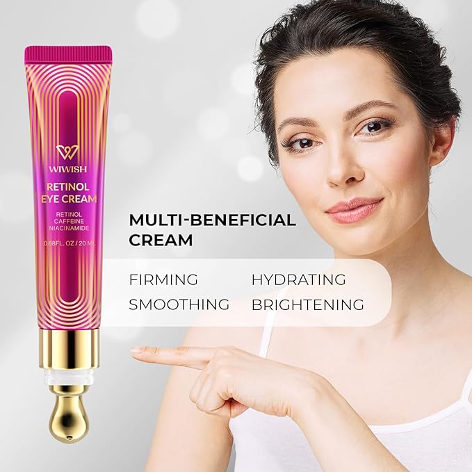 Advanced Retinol Eye Cream: Under Eye Cream for Dark Circles and Puffiness, Anti-Aging Eye Cream for Wrinkle Reduction and Firming, Under Eye Treatment Reduces Fine Lines and under eye bags
