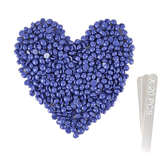 PURPLESKY Hair Removal Wax, 40oz Hard Wax Beads for Bikini, Body, Face, Fast Melt Waxing Beans Bulk (Lavender Scent)