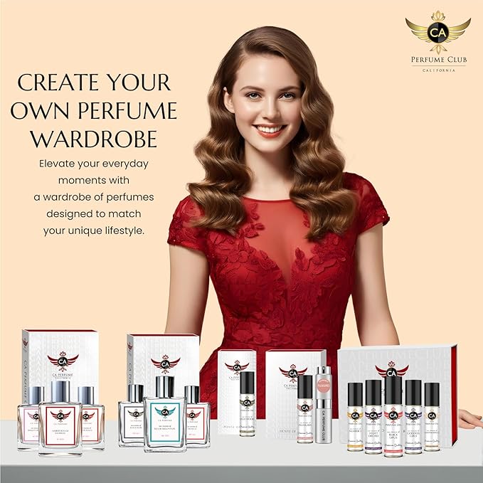 CA Perfume Impression of Three Midnight Rose for Women Replica Fragrance Body Oil Dupes Attar Roll-On 0.3 Fl Oz/10ml