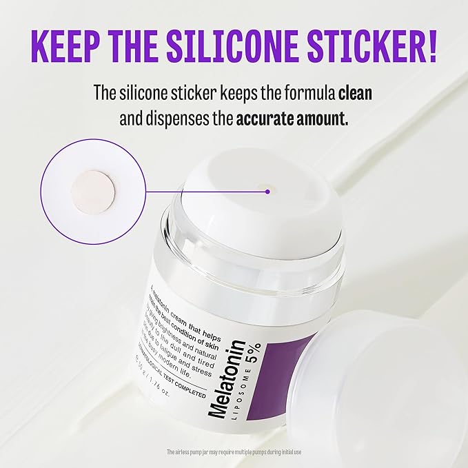 Time Return Melatonin Cream | Face Hydrating Cream & Face Moisturizer for Dry Skin | Relaxing Face Cream for Women & Men | Melatonin Face Cream for Resilient Skin, 1.76 oz