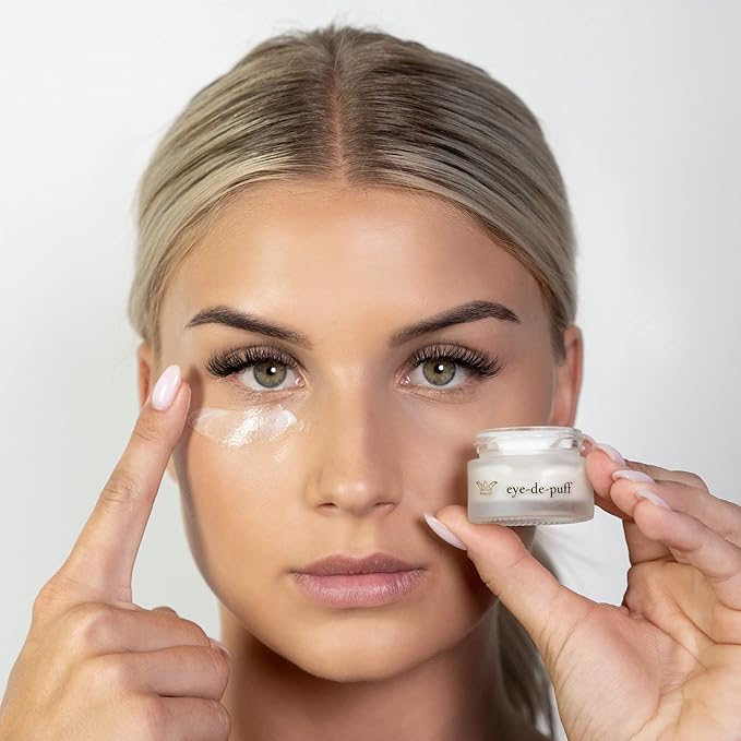 GUNILLA Anti-Aging Eye Cream Eye-de-puff A23 Concentrated with 23 Actives & Botanicals Hydrate & Help Reduce Fine Lines, Puffiness & Dark Circles, Natural, Peptides, Vegan - 5 oz