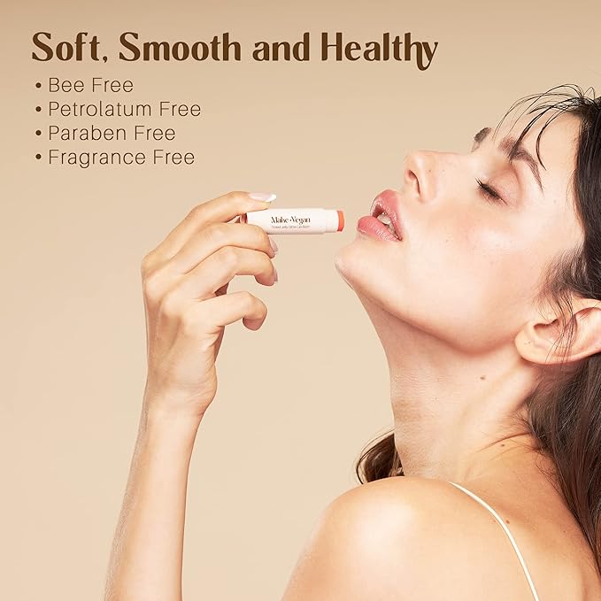 Vegan Tinted, Lip Moisturizer Gifts Sets & Hydrating Lip Balm Set, Natural Lip Balm for Dry Cracked with Argan Oil, Sunflower Oil and Hyaluronic, Not Tested on Animals (3 Packs)