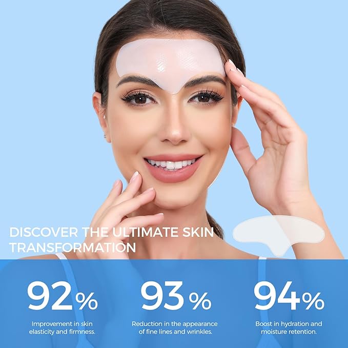 Okela Forehead Wrinkle Patches Overnight 20 pcs with Collagen, Anti Wrinkle Patches, Forehead Wrinkles Beauty Treatment