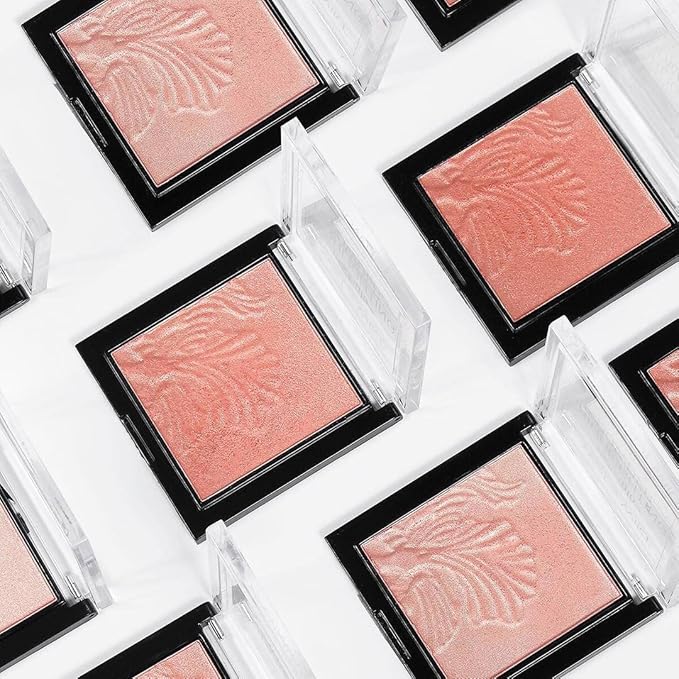 wet n wild MegaGlo Highlighting Powder, Highlighter Makeup, Shimmer Glow, Pink Rose Gold Blossom Glow