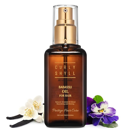 Babassu Oil for Hair | Lightweight Moisturizing Oil for Dry or Damaged Hair | Soft, Non-Sticky Finish | Paraben-Free | 100ml