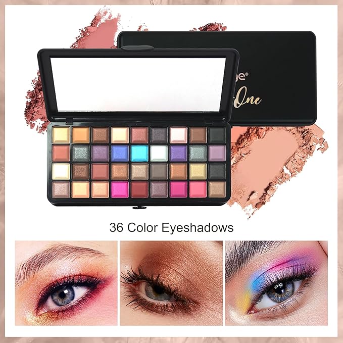 All In One Makeup Kit 72 Colors Portable All In One Makeup Gift Set Palette