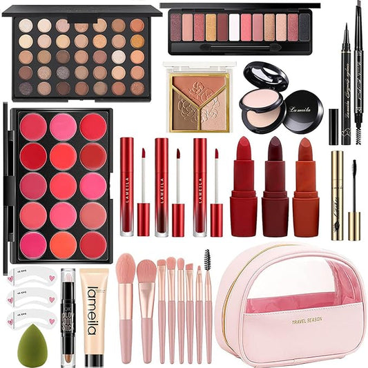 All In One Full Makeup Kit for Women,Professional Makeup kit,Multipurpose Makeup Sets, Beginners and Professionals Alike