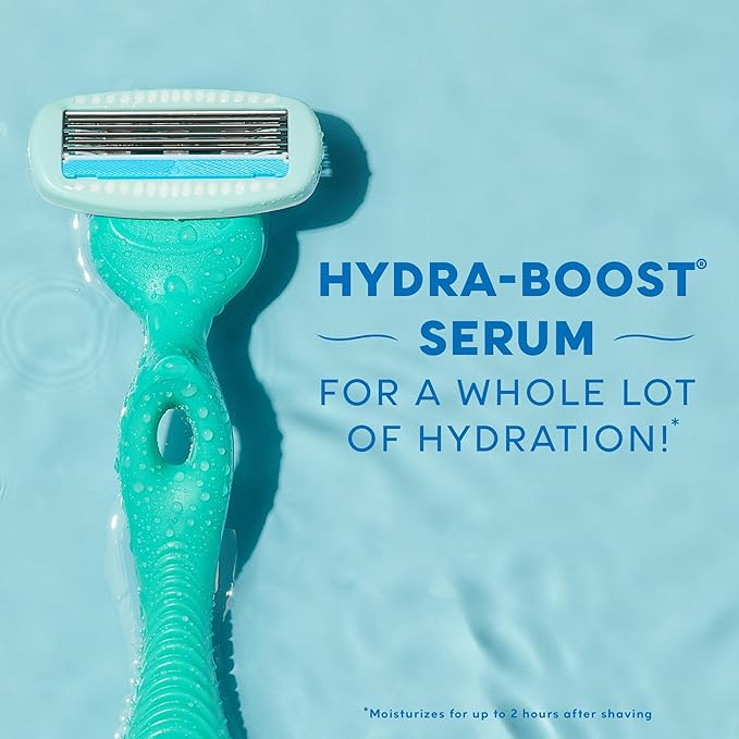 Schick Hydro Silk Ultra Sensitive Razor for Women | Womens Razor for Sensitive Skin, 5 Blade Razors for Women, Womens Razors for Shaving, Includes 1 Handle & 5 Refills