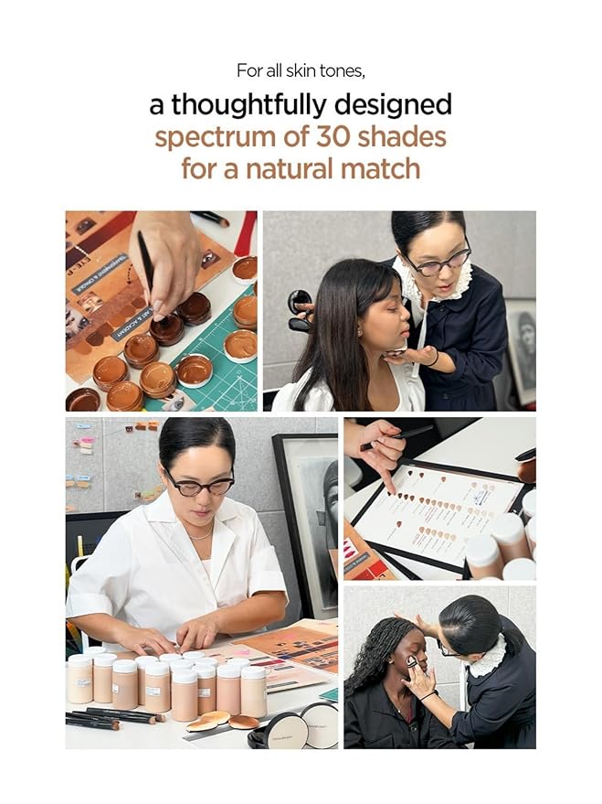 JUNG SAEM MOOL Essential Skin Nuder Cushion 17N Fair Light 0.49 Fl Oz, No Refill, Natural Radiant Finish Cushion Foundation with Buildable Coverage, Lightweight Texture, Korean Foundation Makeup