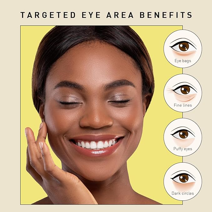 Under Eye Patches for Dark Circles: Snail Mucin Gel Masks for Puffiness Undereye Bags Wrinkles - Instant Brightening Moisturizing Skin Treatment Pads - Gift for Men and Women, 30 Pairs (White)