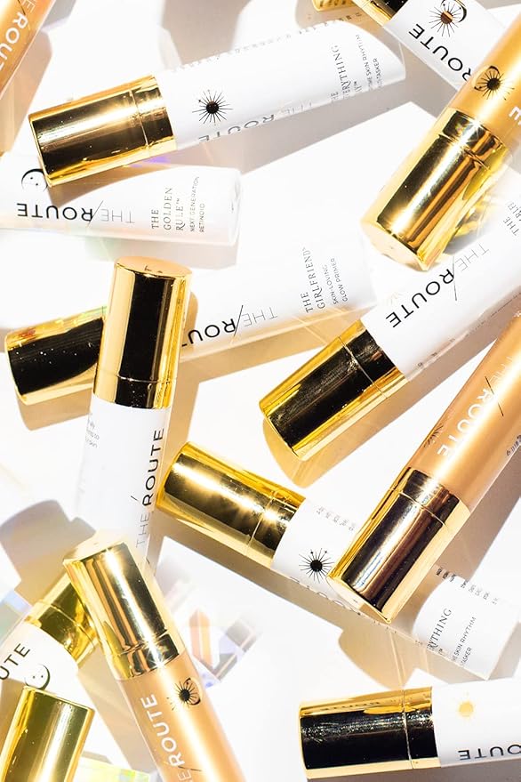 The Route Beauty LIL’ SKINCARE BFFs Skincare Kit: Includes The Everything Day and The Everything Night Moisturizers, and The Girlfriend Skin-Loving Glow Primer (0.27 Fl Oz)