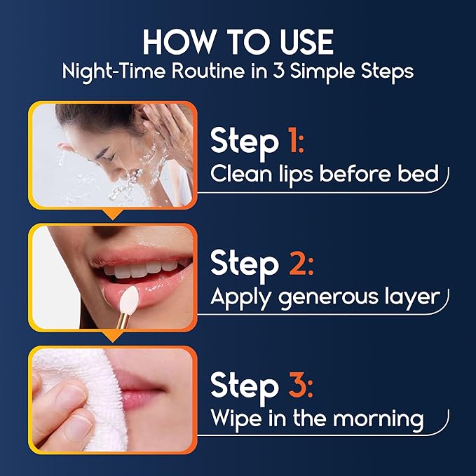 Lip Mask Overnight with Hyaluronic Acid & Collagen, Lip Sleeping Mask for Dry Cracked Lips, Moisturizing, Hydrating, Exfoliating Night Treatment for Lip Care (Peach) (0.7, Honey)