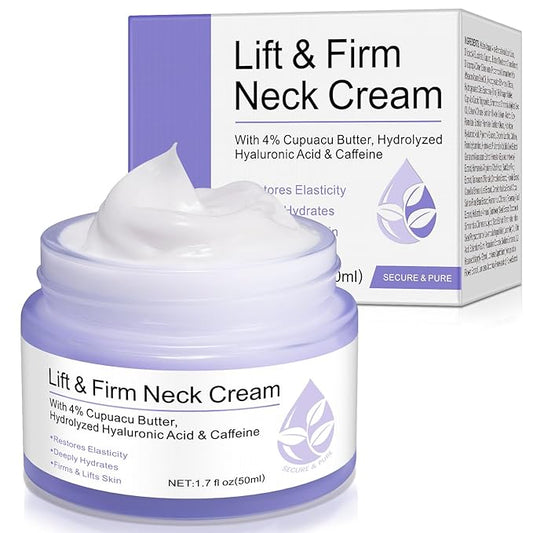 Neck Firming Cream, Neck Cream for Tightening & Neck Lift, Anti-Aging Neck Cream for Wrinkles 1.7 Fl.Oz