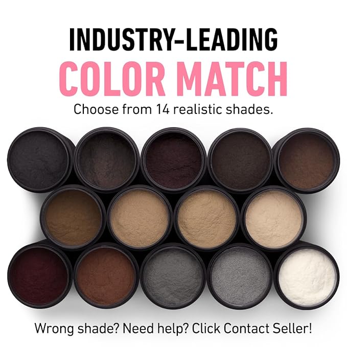 BOLDIFY Hair Fibers (12.5g) - Fill In Thinning and Fine Hair for an Instantly Fuller, Thicker Look - 14 Shades for Women & Men - Light Brown